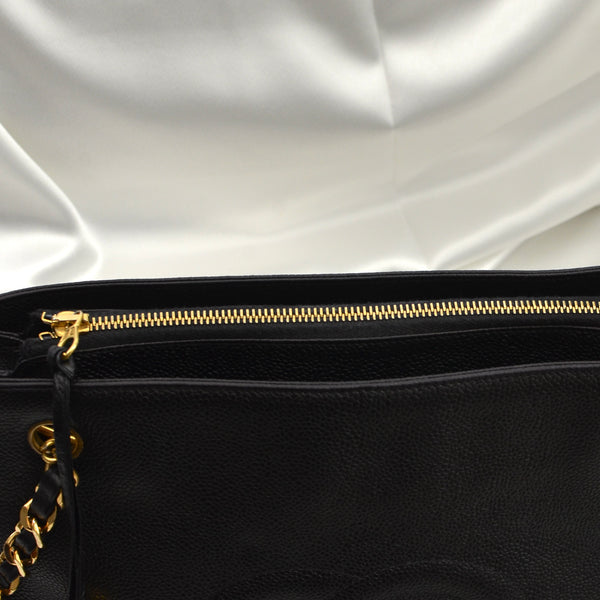 Chanel Vintage Caviar Dome Tote Bag