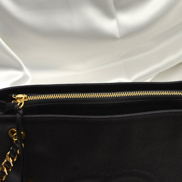 Chanel Vintage Caviar Dome Tote Bag