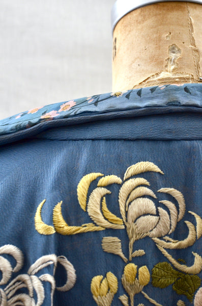 Antique 1920's Silk Embroidered Kimono