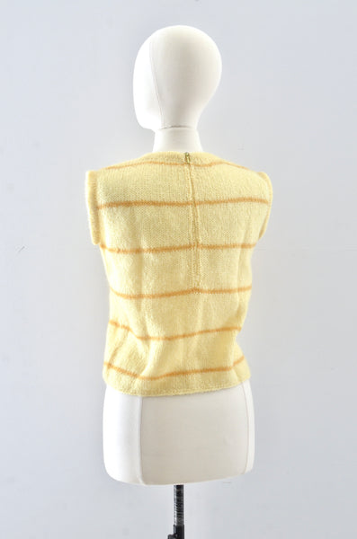 60's Pom Pom Sweater /  S