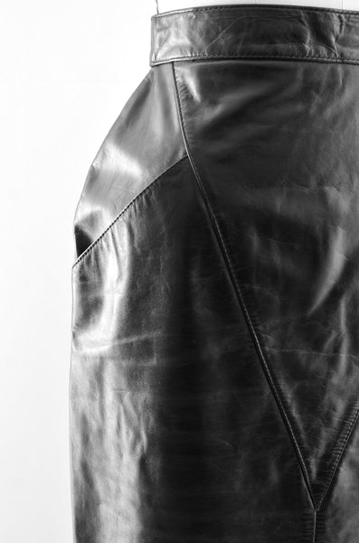 Vintage Leather Skirt