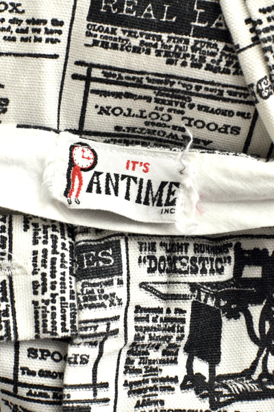 Vintage 1960's It's Pantime Newspaper Pants