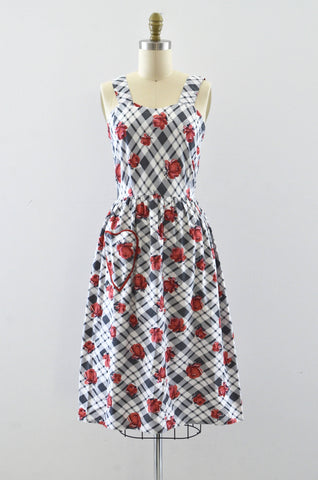 40's Rose Sundress / xxs xs