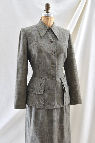 Vintage 1940's Utility Style Suit