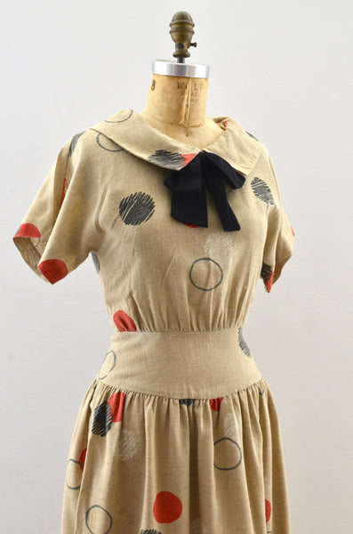 Vintage Printed Dress