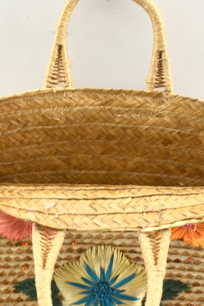 Vintage straw bag sale