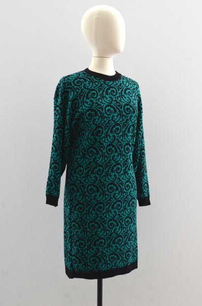 Vintage Jewel Sweater Dress