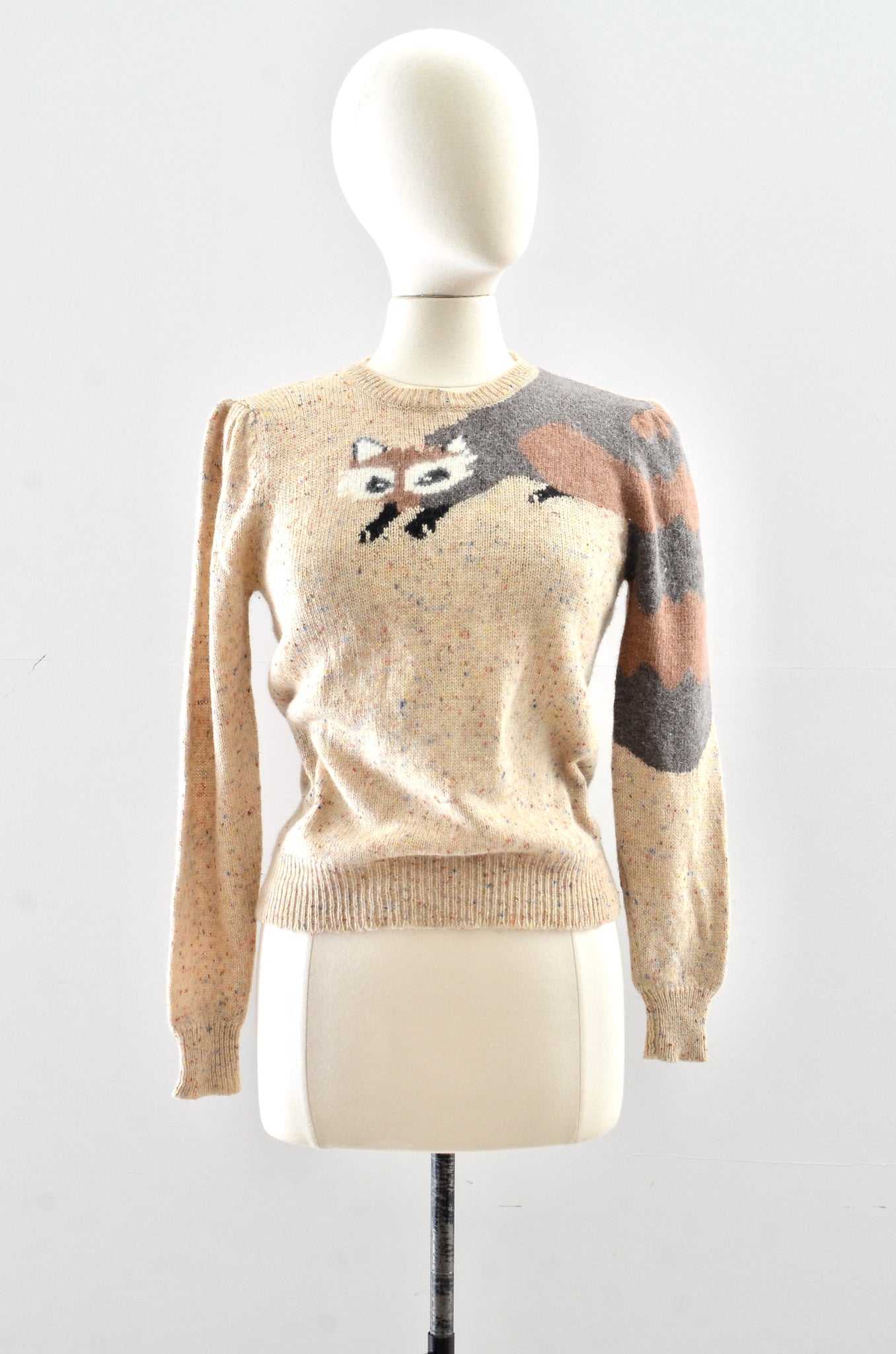 Oat Fleck Fox Sweater / small medium