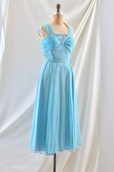 1950's Emma Domb Blue Dress