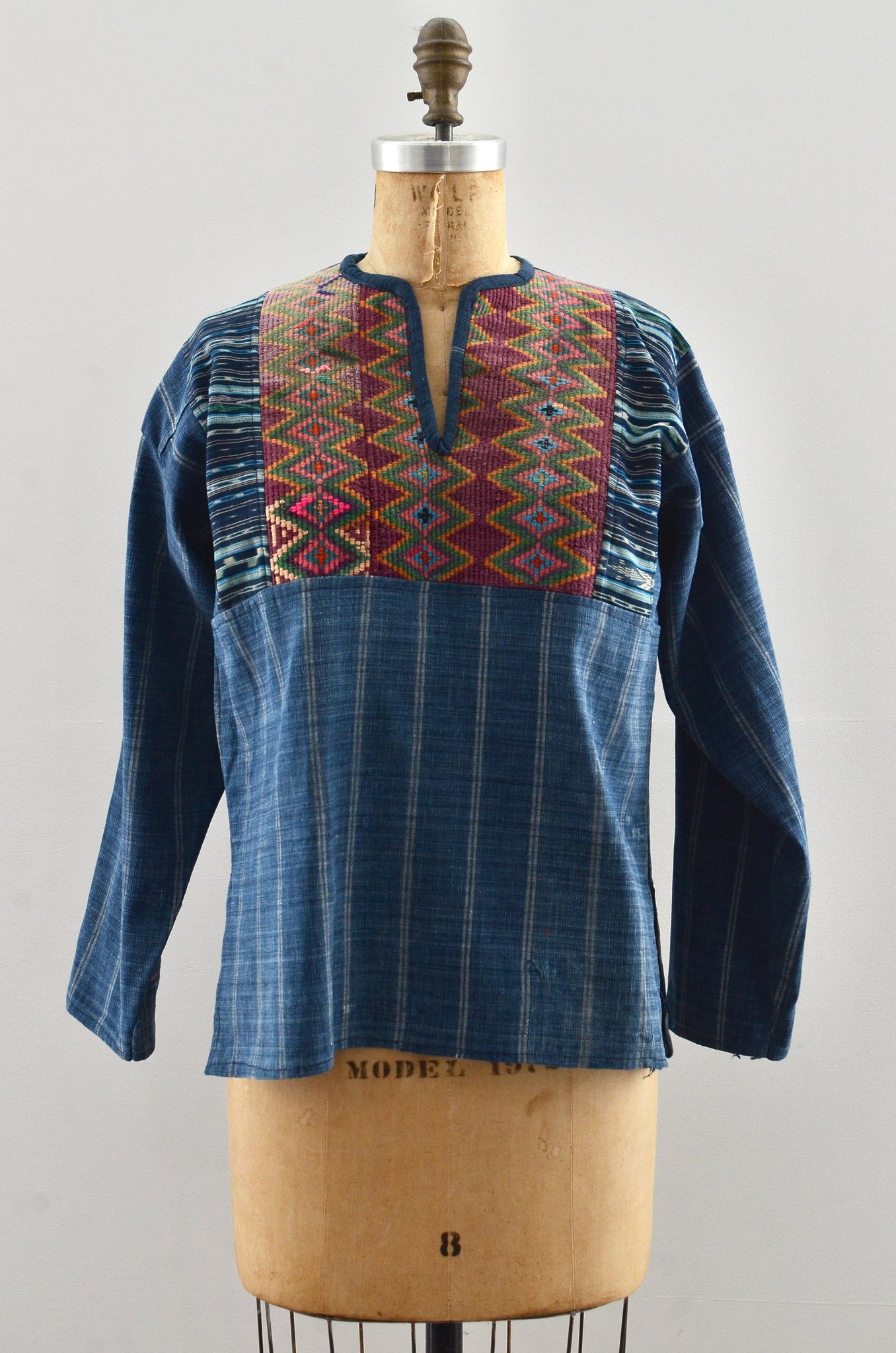 70's Boho Guatemalan Top / xs small