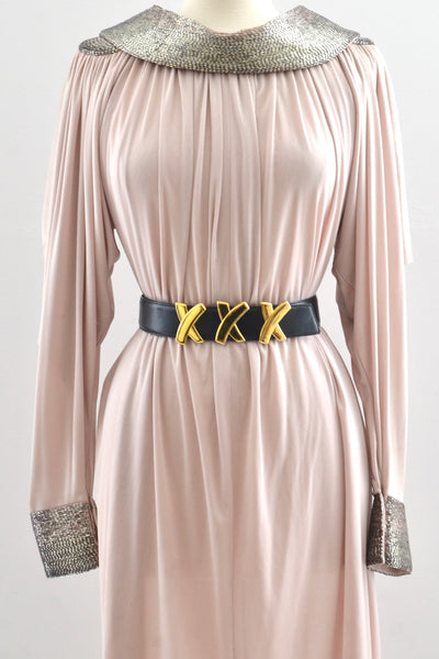 Paloma Picasso Leather Belt / xl xxl