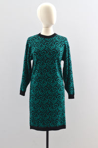 Vintage Jewel Sweater Dress