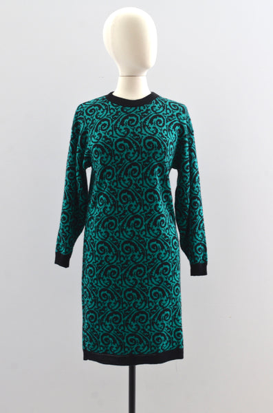 Vintage Jewel Sweater Dress