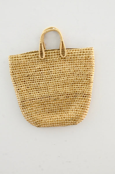 60's Embroidered Straw Bag