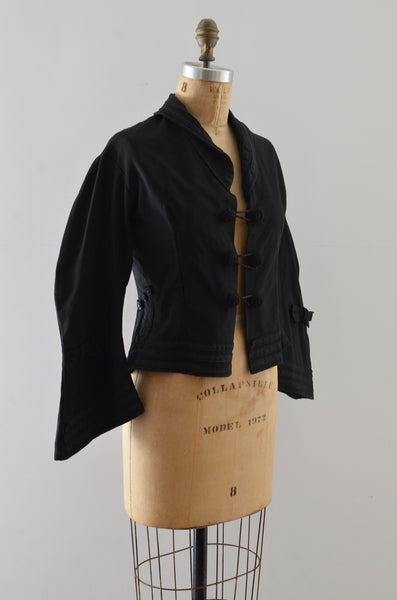 Antique Black Wool Jacket