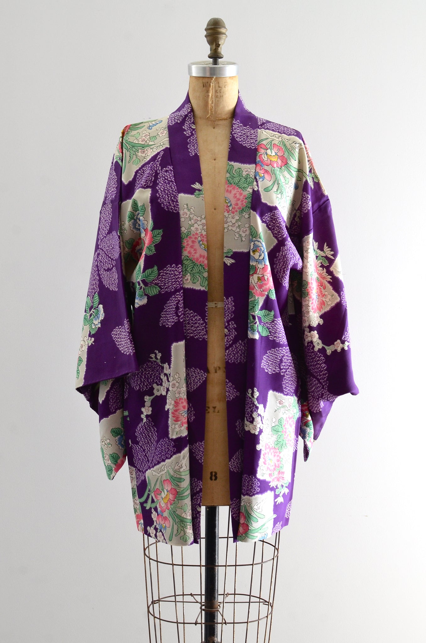 Purple Hana Vintage Kimono Haori