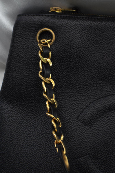 Chanel Vintage Caviar Dome Tote Bag