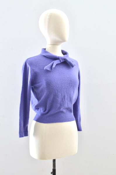 50's Violet Sweater / small medium