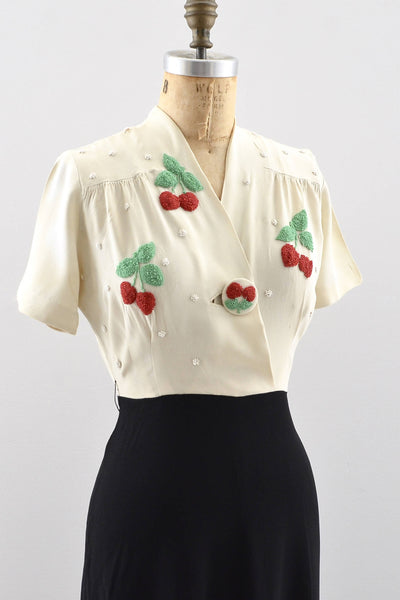 40s Cherry Dress