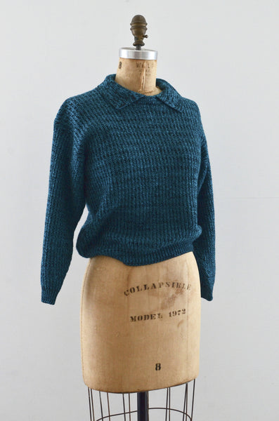 80's Blue/Green Sweater