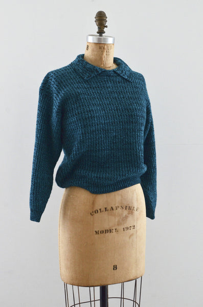 80's Blue/Green Sweater