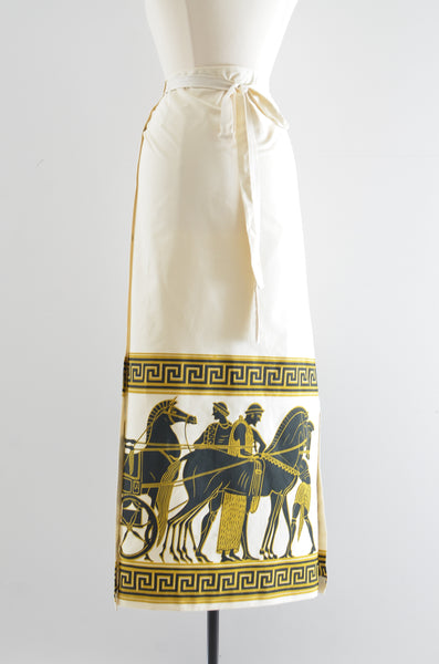 70's Chariot Wrap Skirt / M L