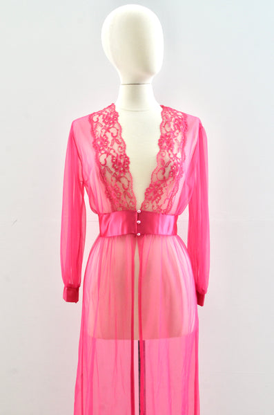 70's Pink Peignoir
