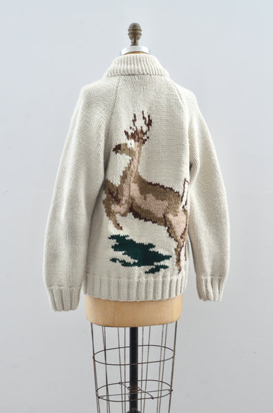 50's Cowichan Sweater / S M