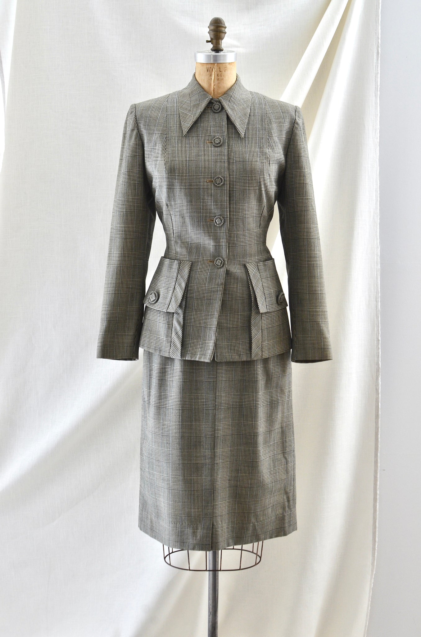 Vintage 1940's Utility Style Suit