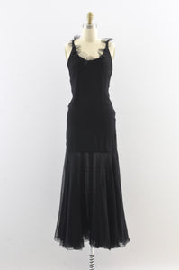 Christian Dior Printemps-Ete 1979 Numbered Chiffon Dress