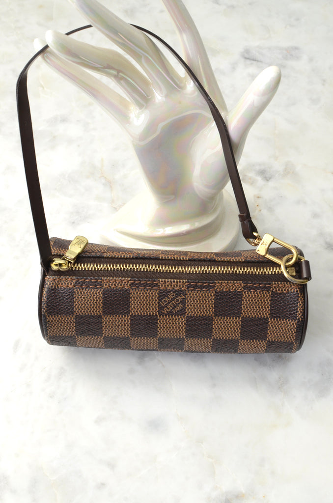 Louis Vuitton 1990-2000 Mini Papillon Damier Ebene Bag