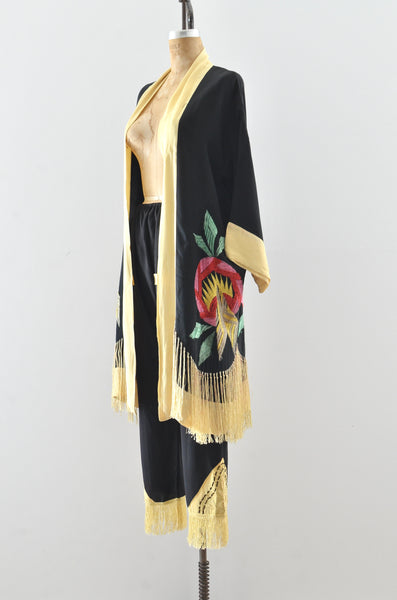 1920's 20’s "Art Deco" Loungewear Set