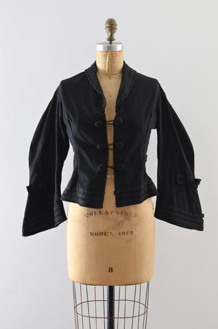 Antique Black Wool Jacket