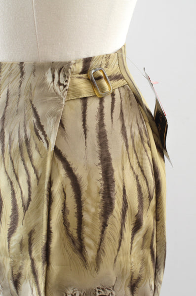 Vintage Tiger Mini Skirt