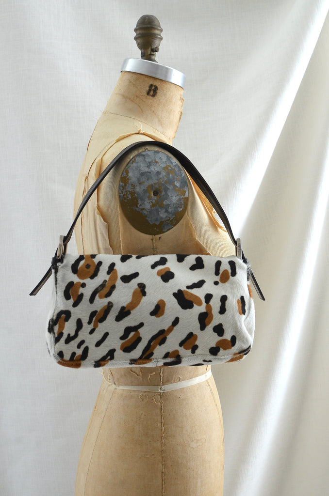 Fendi cow print bag sales