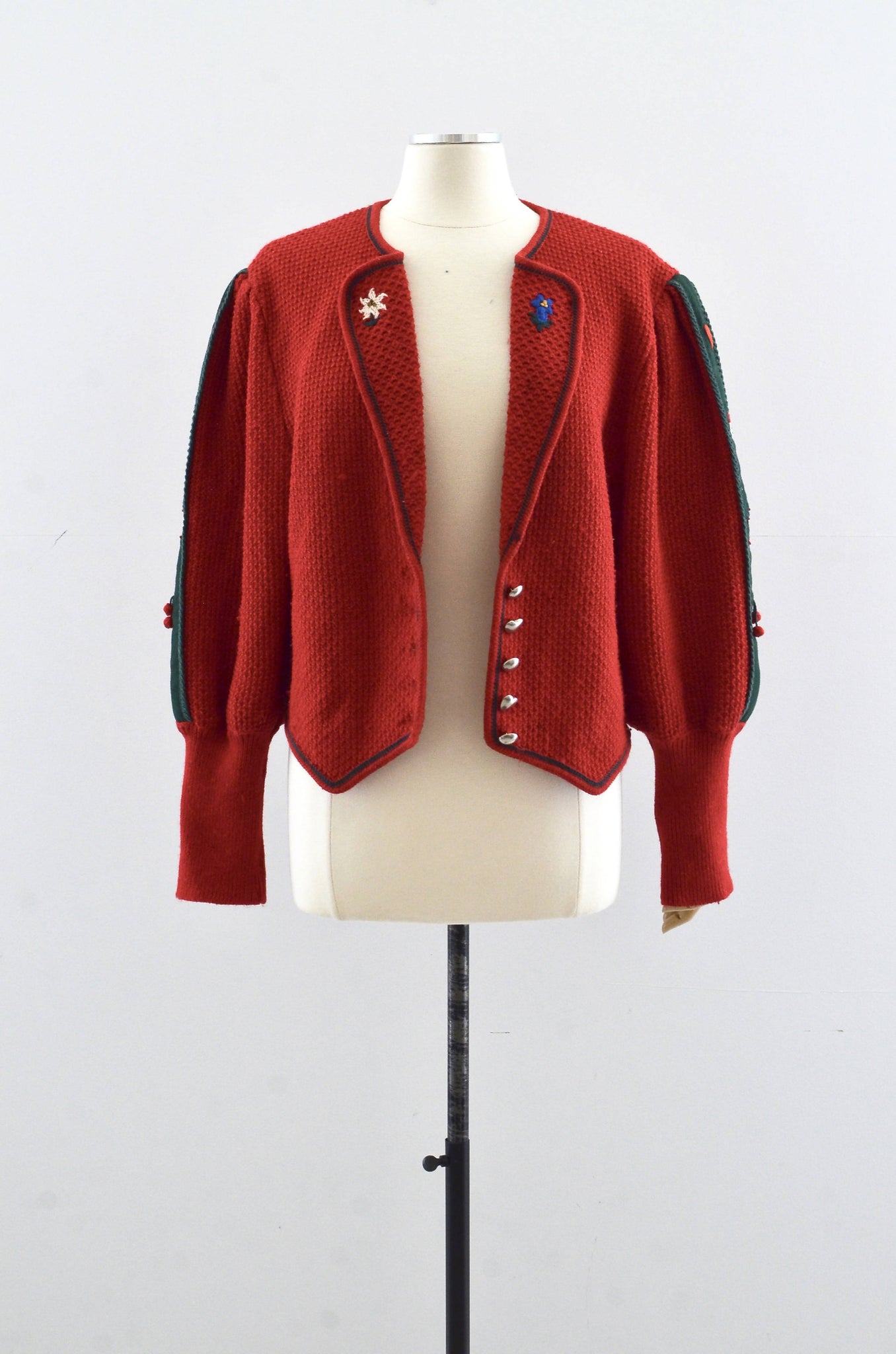 Cherry Wool Cardigan