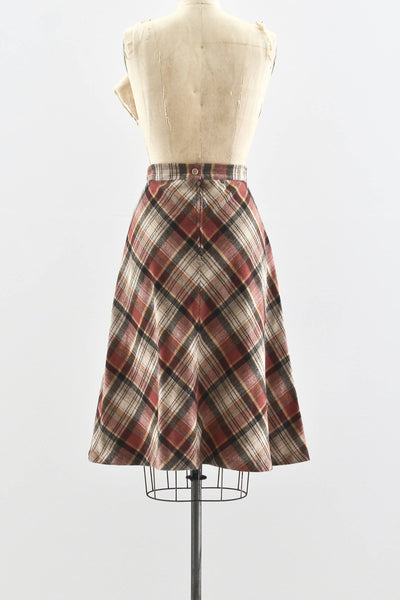 70s Chevron Skirt - Pickled Vintage
