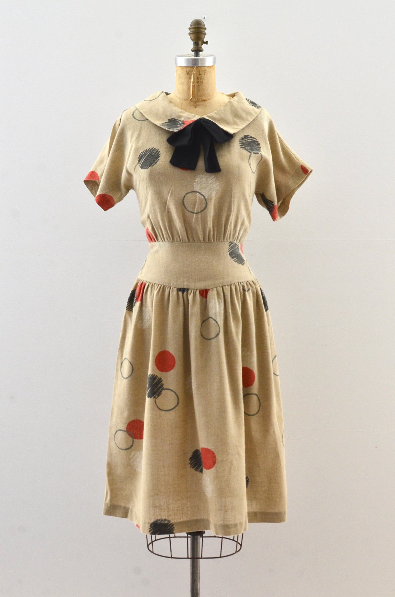 Vintage Printed Dress