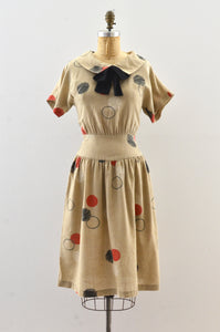 Vintage Printed Dress
