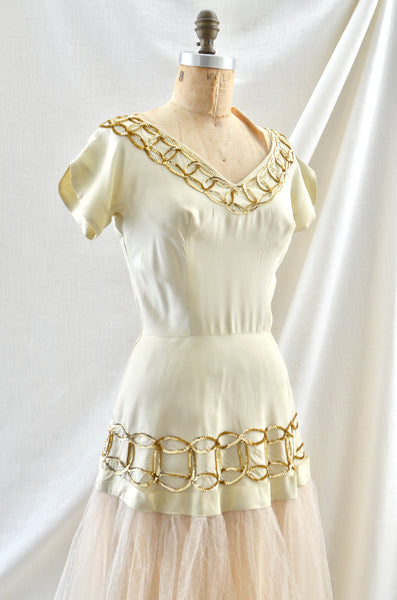 Vintage 1940's Party Dress