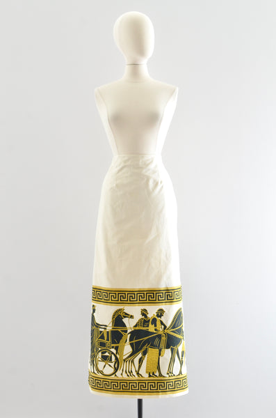 70's Chariot Wrap Skirt / M L