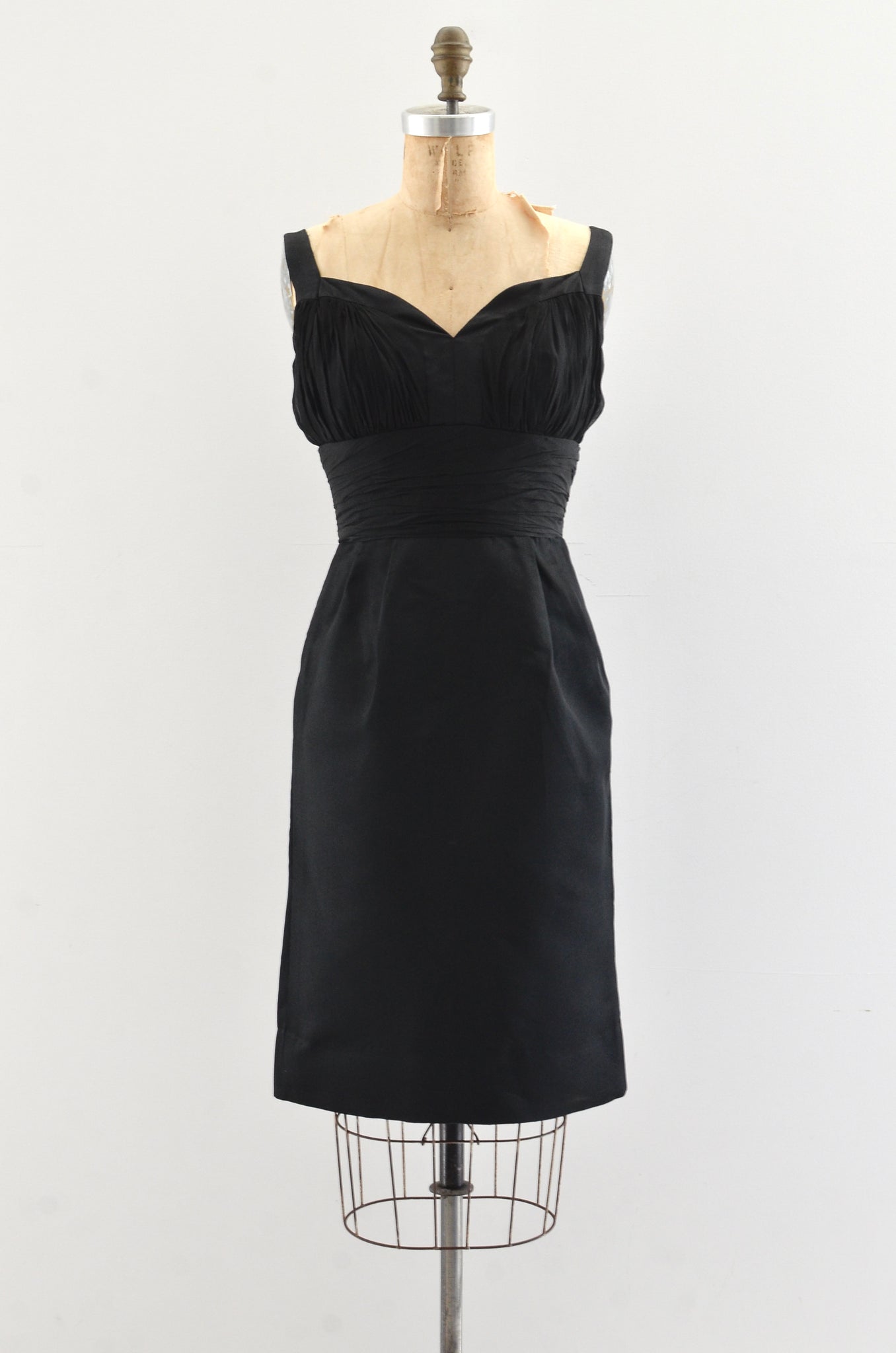 Vintage 50's Wiggle Dress / XS S