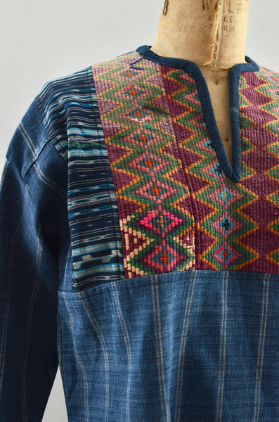 70's Boho Guatemalan Top / xs small