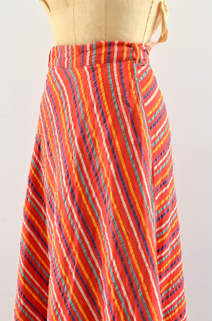 70's Seersucker Wrap Skirt – Pickled Vintage1