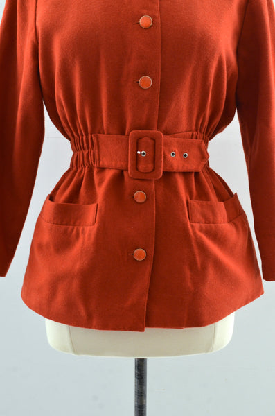 Vintage Burnt Orange Jacket