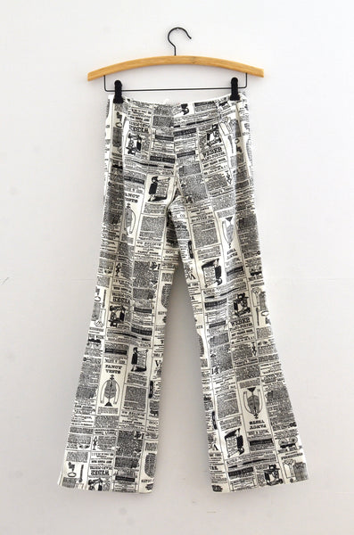 Vintage 1960's It's Pantime Newspaper Pants