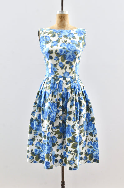 Blue Rose Dress / xxs xs