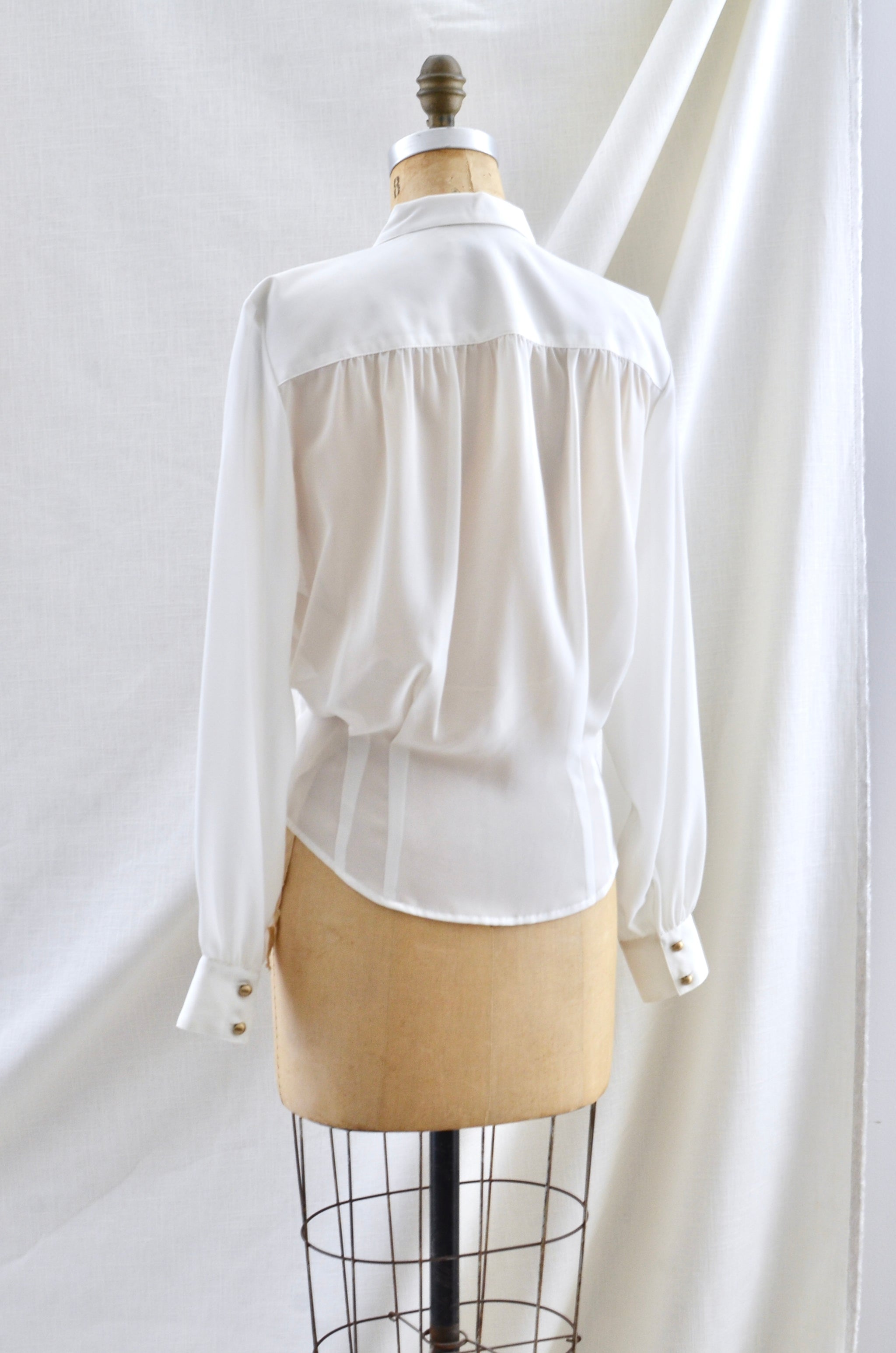vintage ruffle shirt