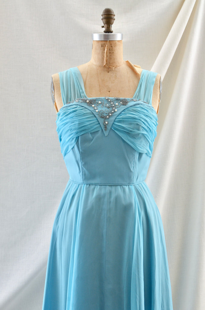1950 s Emma Domb Blue Dress