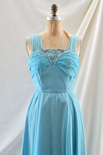 1950's Emma Domb Blue Dress